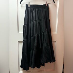 Black maxi skirt designer unknown perfect condition